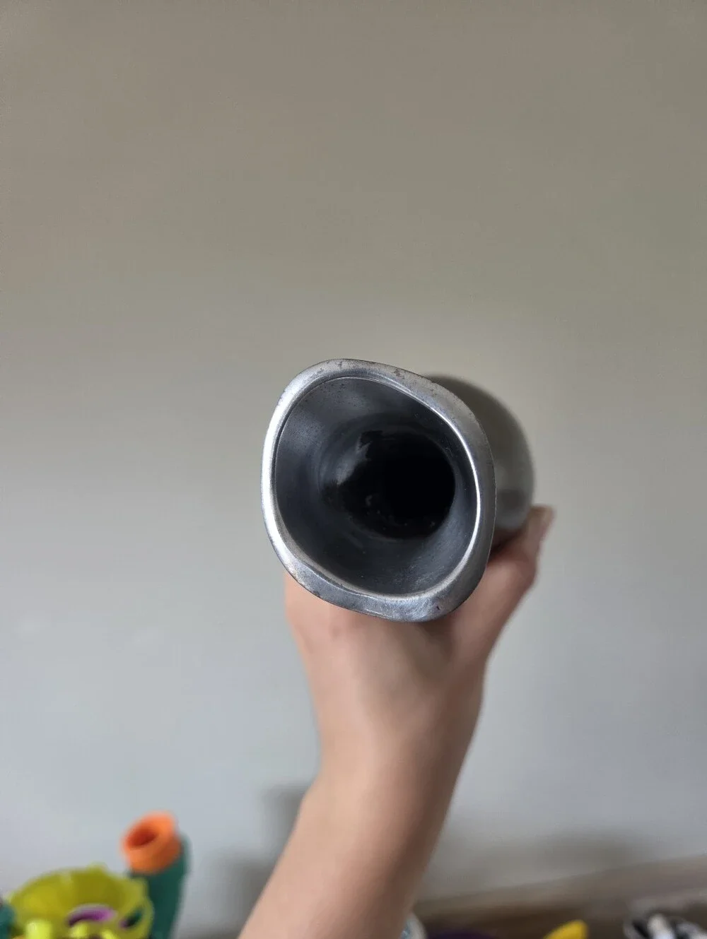 Heavy Metal Bud Vase 6.5